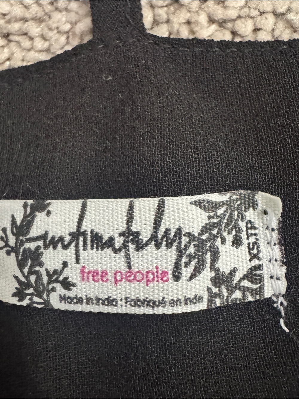 Free People Black Beaded Star Racerback Cami - Picture 3 of 6